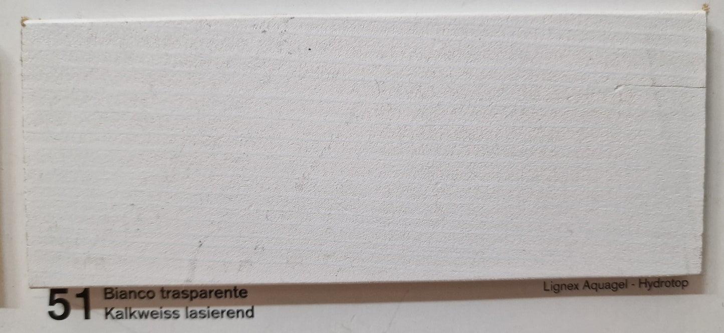 FINITURA IMPREGNANTE CERATA IN GEL AMONN LIGNEX AQUAGEL BIANCO 0,75LT