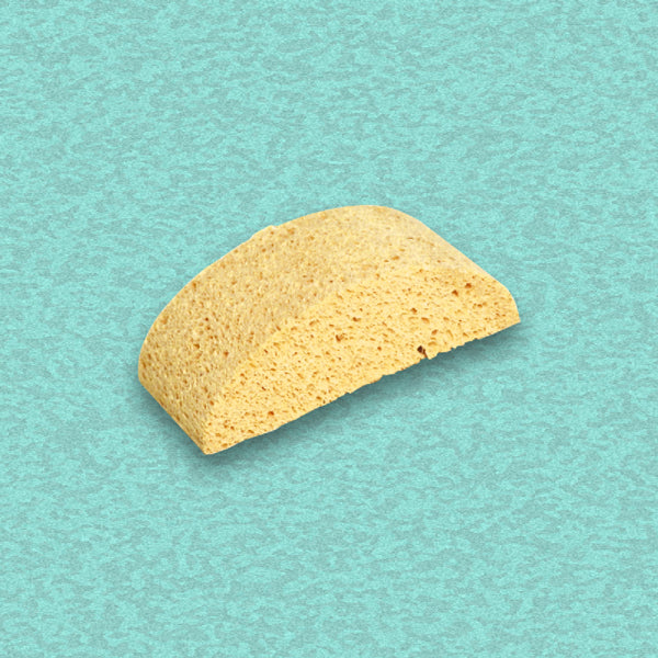 Spugna mezzaluna in pura cellulosa