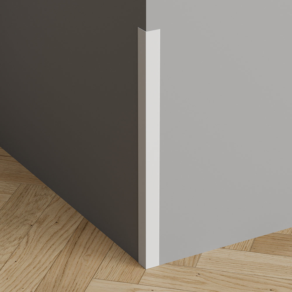 Angolare in PVC 10x10 mm - Bianco - ARD