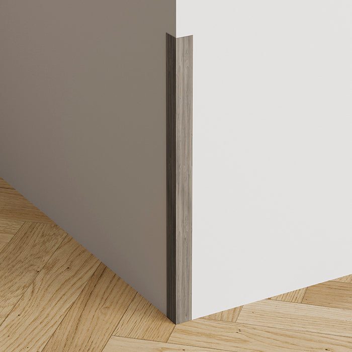 Angolare in PVC 20x20 mm - Grey Wood - ARD