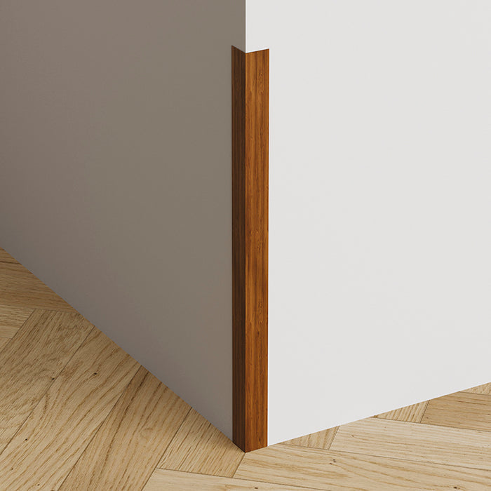 Angolare in PVC 20x20 mm - Noce - ARD