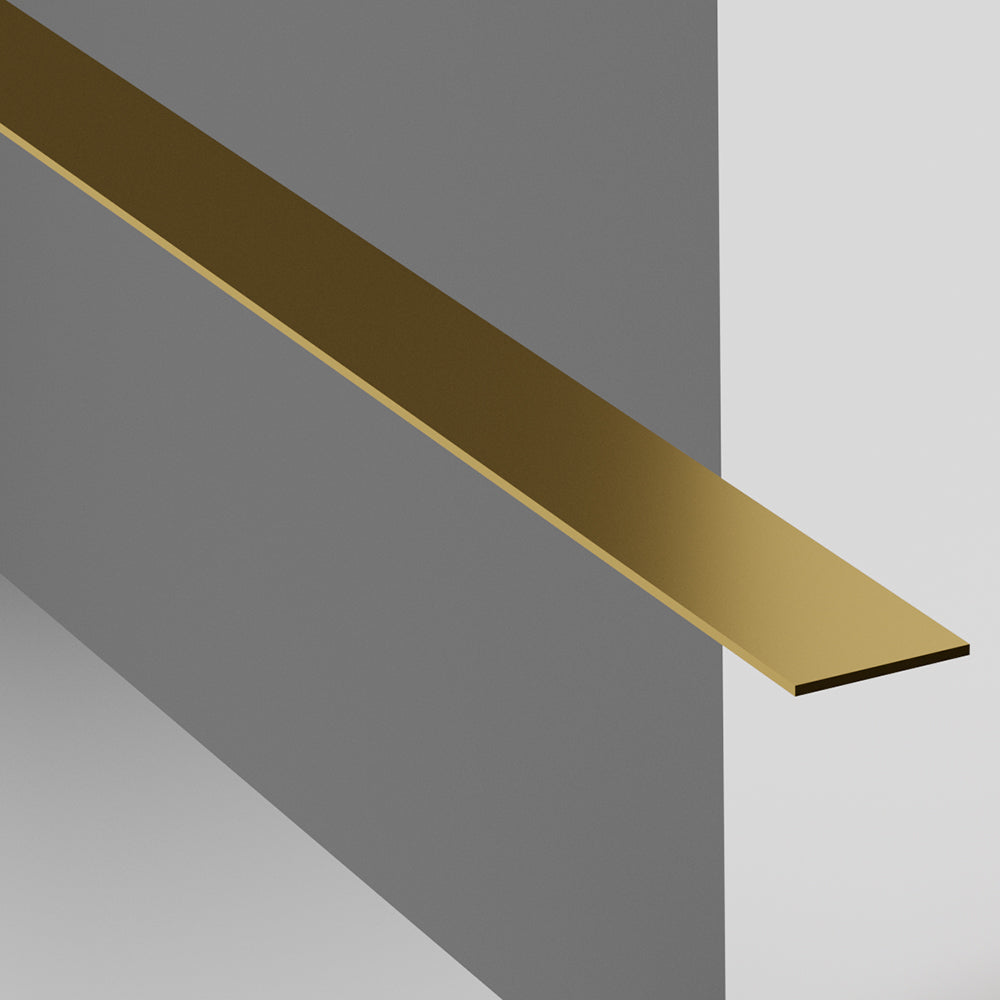 Profilo in Alluminio 20x1,5x3000 mm - Oro Lucido - ARD
