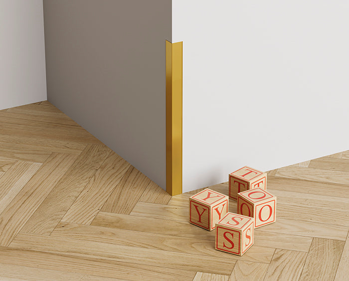 Angolare in Alluminio 20x20x3000 mm - Oro Opaco - ARD