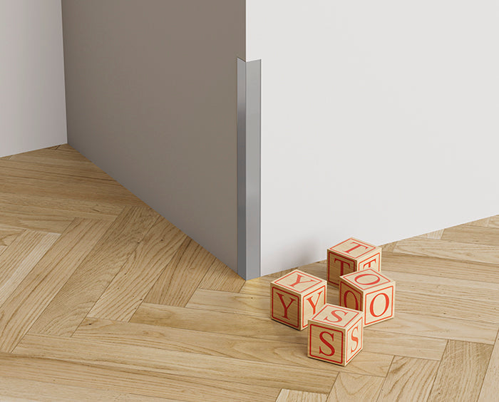 Angolare in Alluminio 20x20x3000 mm - Argento Opaco - ARD