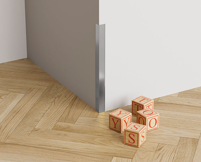 Angolare in Alluminio 25x25x3000 mm - Argento Lucido - ARD