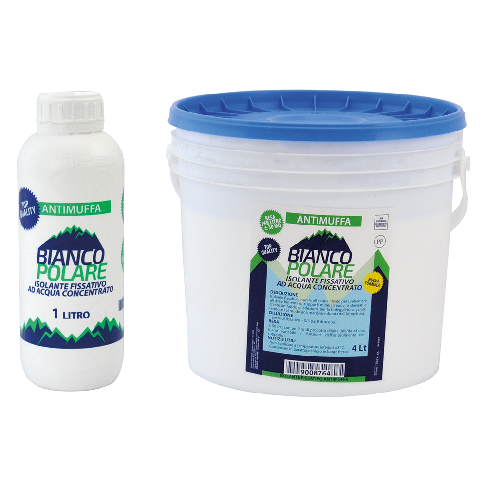 BIANCO POLARE - Isolante Murale Fissativo Antimuffa Lt. 4 COD.9008764