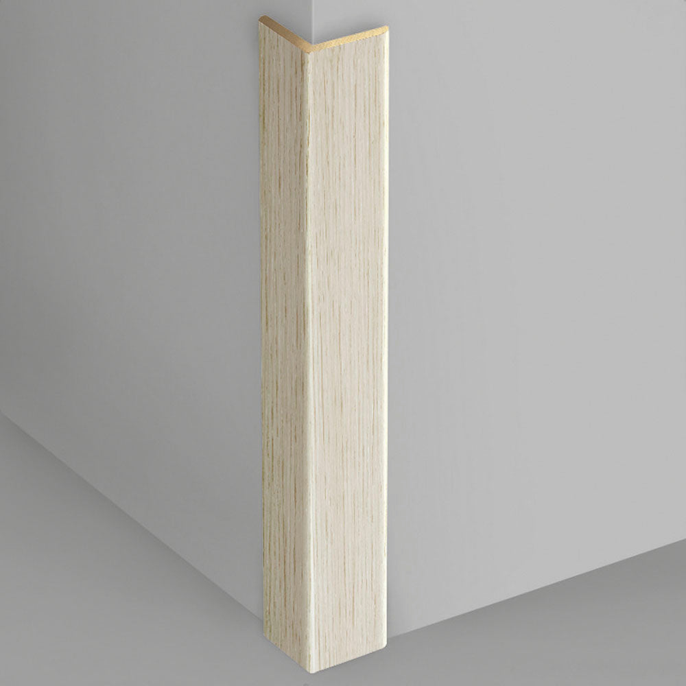 Angolare in Polimero 30x30x3000 mm - Rovere Sbiancato - ARD