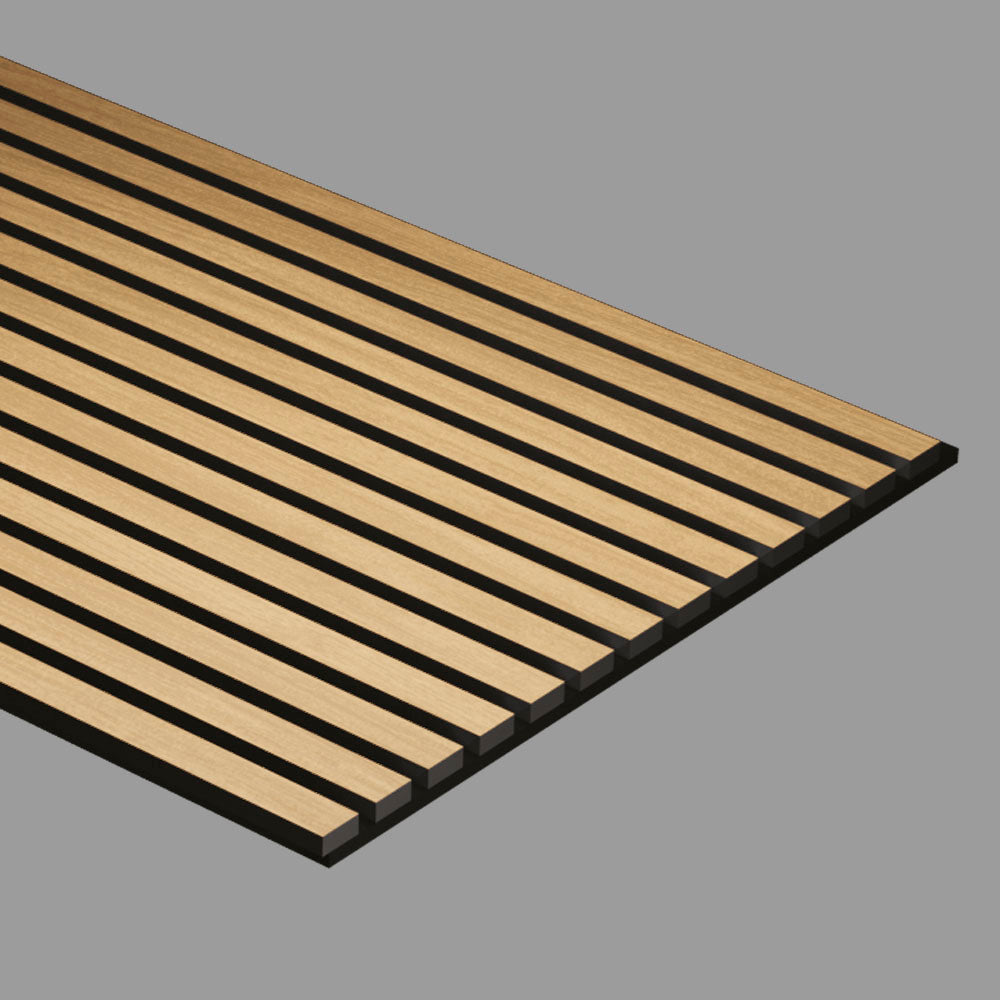 Pannello Acustico in MDF 2700x520 mm - White Oak - ARD