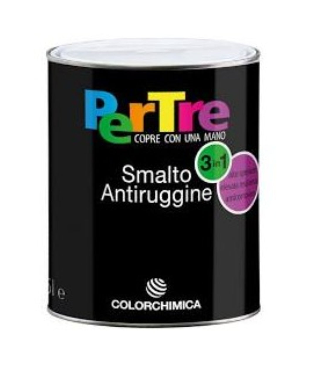 SMALTO ANTIRUGGINE PERTRE BIANCO LUCIDO 0,75Lt