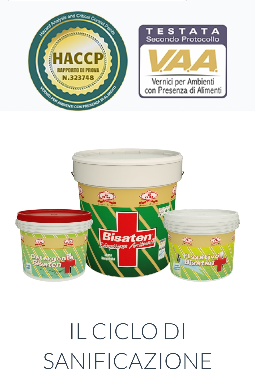 CICLO ANTIMUFFA BISATEN per 50mq con GARANZIA