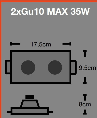 FARETTO IN GESSO A INCASSO PER CARTON GESSO