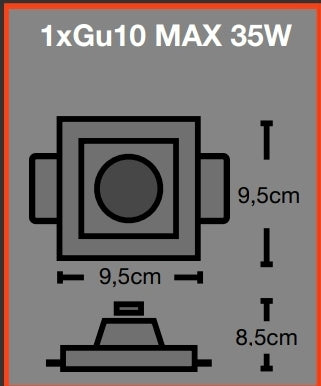 FARETTO IN GESSO AD INCASSO PER CARTON GESSO