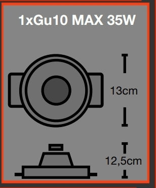 FARETTO IN GESSO A INCASSO PER CARTON GESSO