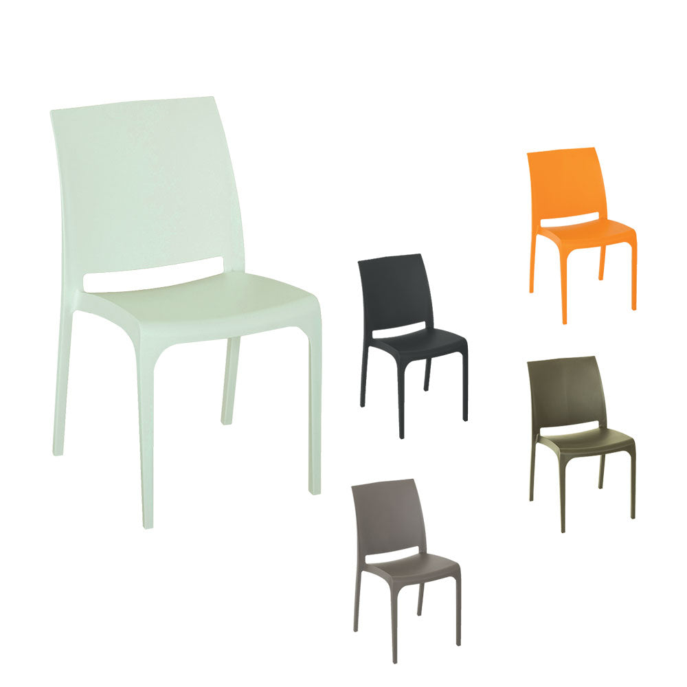 BICA - Sedia In Polipropilene 'Volga' Beige Taupe COD. 6132606