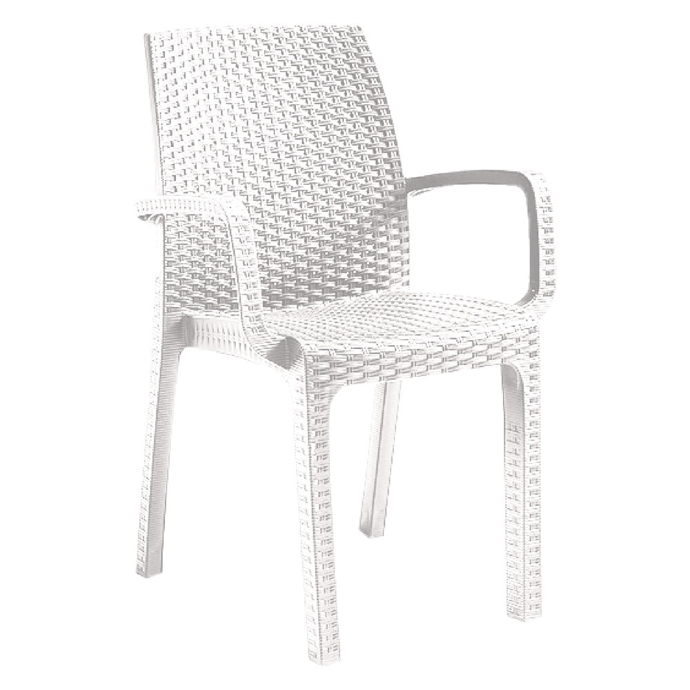 BICA - Sedia In Polipropilene 'Verona Armchair' Bianco COD. 61385