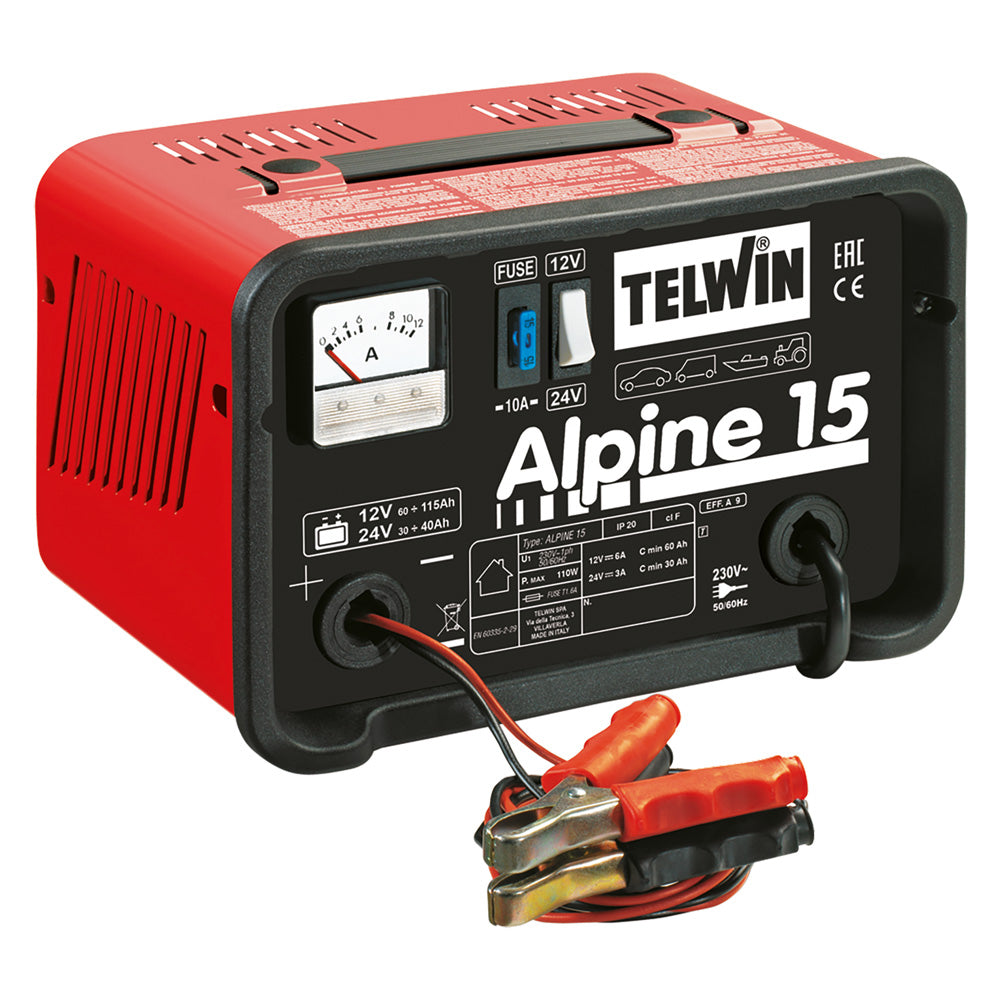 TELWIN - Caricabatteria 'Alpine 15' 6 A COD. 511134