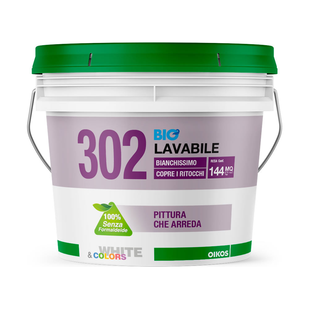 03B - 302 BioLavabile 4lt WHITE + COLORS