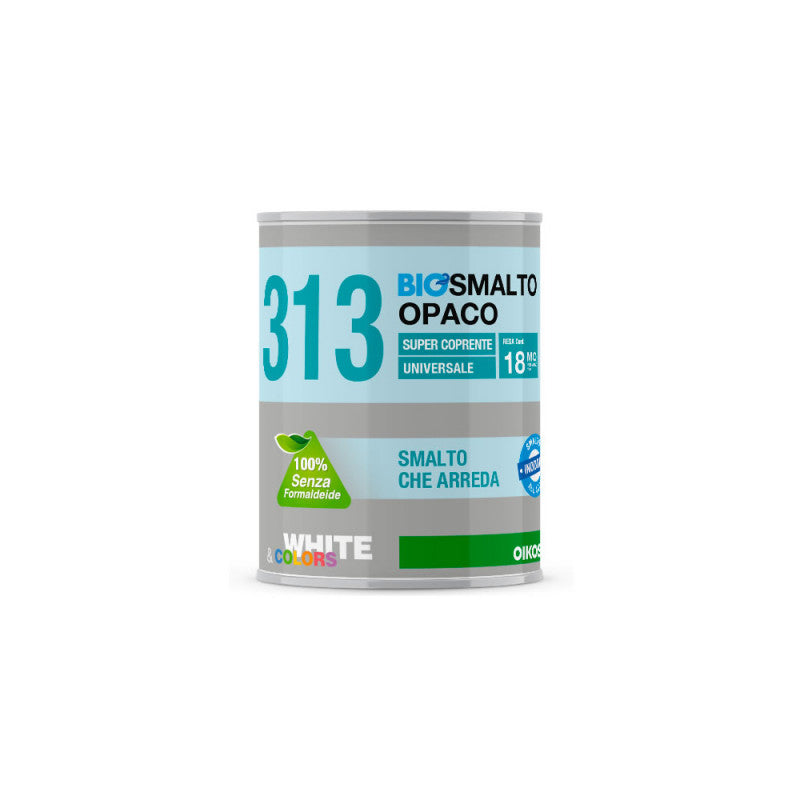 03M - 313 BioSmalto Opaco 0,75lt WHITE + COLORS