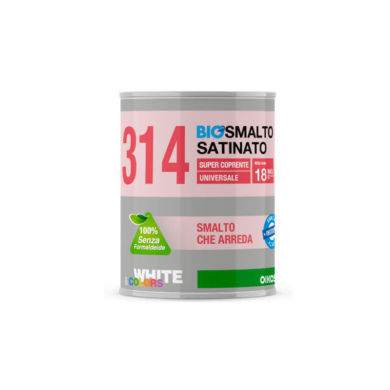 03N - 314 BioSmalto Satinato 0,75lt WHITE + COLORS