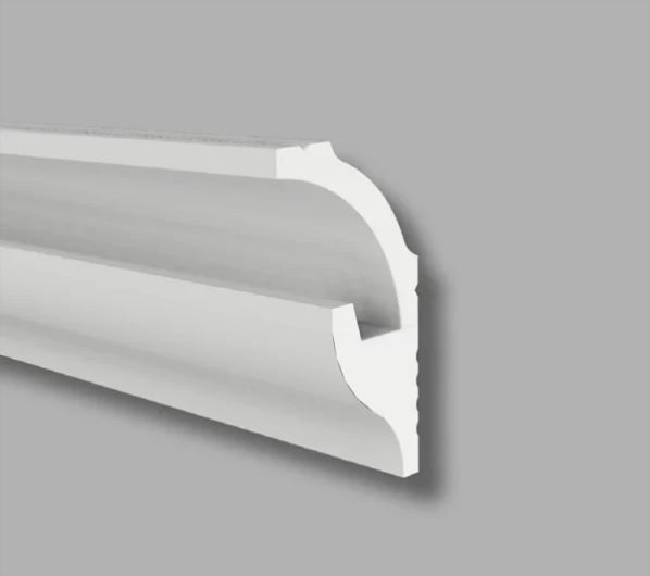 CORNICE IN DUROPOLIMERO PORTA LED PLUS bianco 2 Metri x90x50