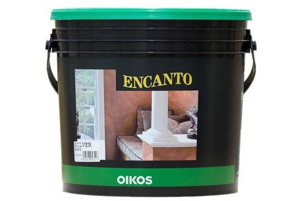 44 - ENCANTO 4lt Silver DECO PAINT OIKOS