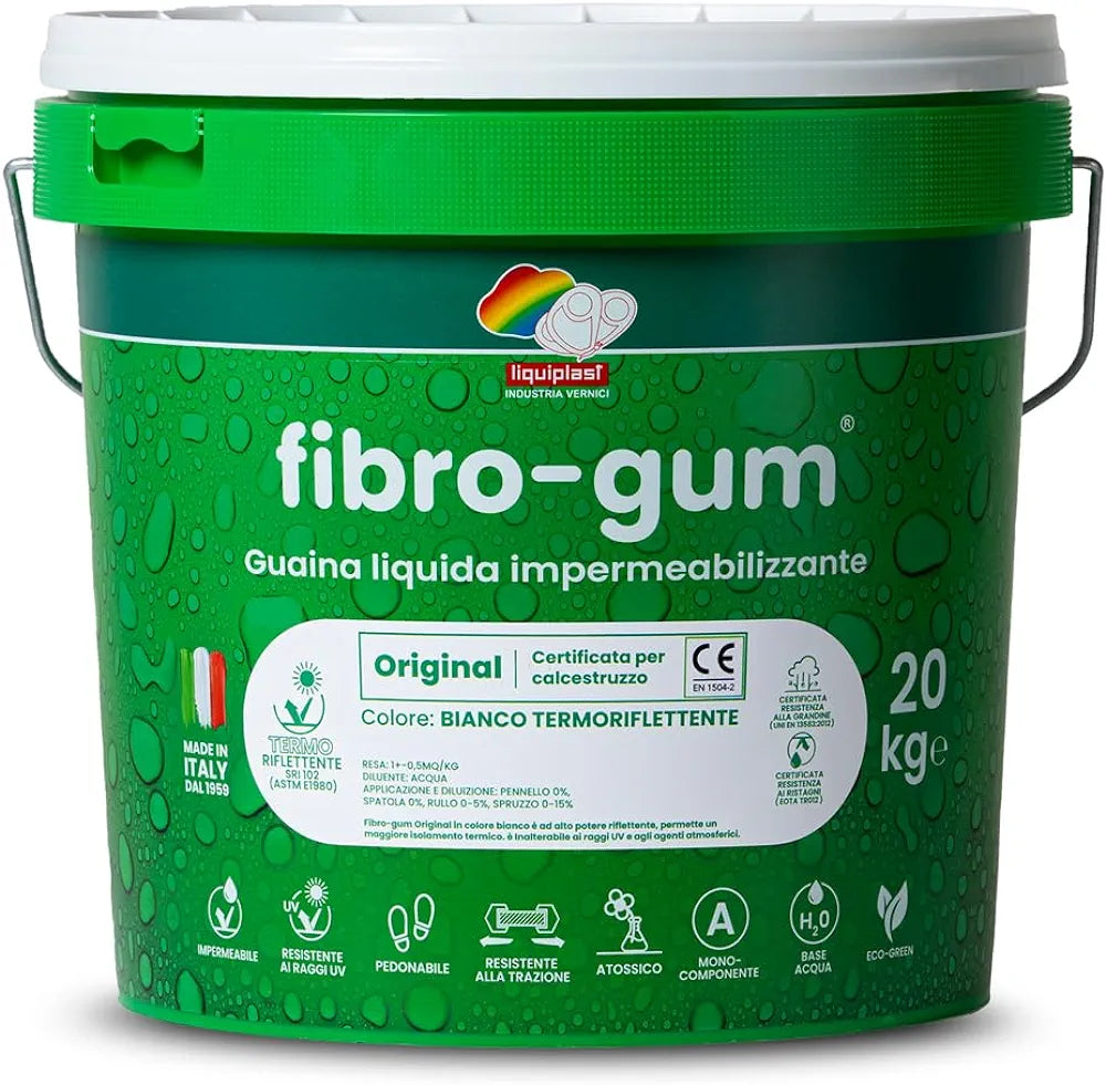 GUAINA LIQUIDA IMPERMEALIZZANTE FIBROGUM ORIGINAL 20KG