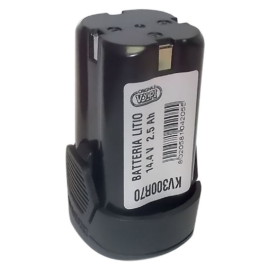 VOLPI - Batteria Ricambio 14,4V 2,5 Ah - Litio COD. 604090