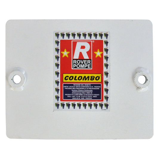 ROVER - Piastra In Ghisa Cm 21 X 26 - Verniciata Bianca COD. 6080