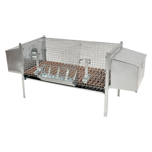 MG GABBIE - Gabbia Conigli Due Fattrici Cm 100 X 50 Xh 70 COD. 60