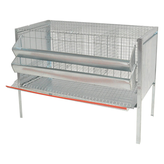 MG GABBIE - Gabbia Galline Ovaiole Tre Celle Cm 107 X 50 X H 80 C