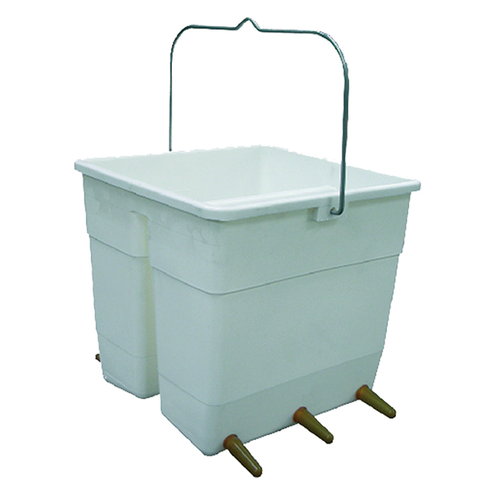 Secchio Con Poppatoi Per Agnelli In Plastica COD. 605314