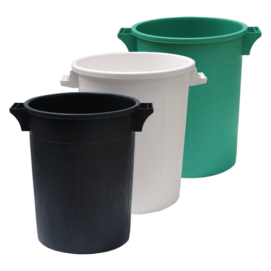ICS - Bidone Immondizia Sovrapponibile Lt 100 - Ø 53 X  H 66 Cm -