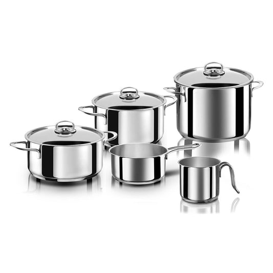 AETERNUM - Set Batteria Pentole 'Divina Re' Da 9 Pezzi 9 Prodotti