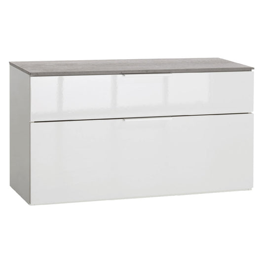 COMPOSAD - Panca Doppio Cassetto Linea 'Galaverna' Cm. 35 X 90 X 