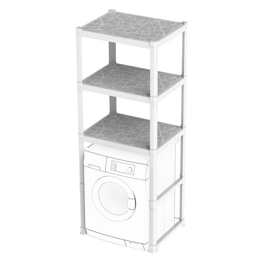 BAMA - Scaffale Per Lavatrice '3 Piani'  Cm 75 X 60 X H.184 (L X 