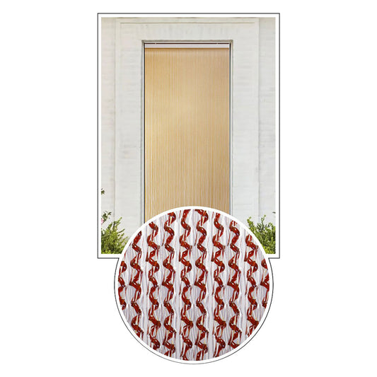MADE IN ITALY - Tenda Elicoidale 'Coco' Cm. 100 X 220 - Cristal/A