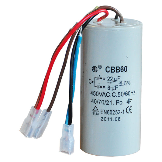 TIRATUTTO - Condensatore Per Tt 200 - 22 Mf + 6 Mf COD. 100162
