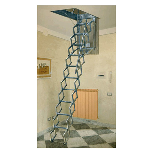 Scala A Pantografo A Soffitto Cm 70X130Xh.Mt 3 - 11 Gr. COD. 1036