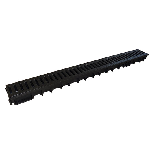 Canaletta Modulare Pedonabile Con Griglia Pvc Kit 3 Pezzi + 2 Tap