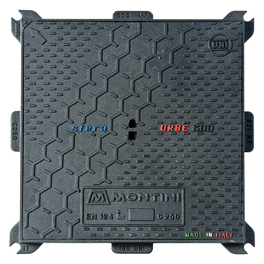 MONTINI - Chiusino In Ghisa C250 Urbe - 40 X 40 - Kg 12 COD. 1041