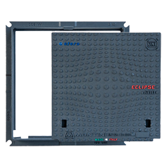 MONTINI - Chiusino In Ghisa D400 Eclipse - 80 X 80 - Kg 76 COD. 1
