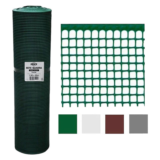 SIDEX - Rete Di Protezione Per Balconi 'Quadranet' Mt. 1 X 50 - (