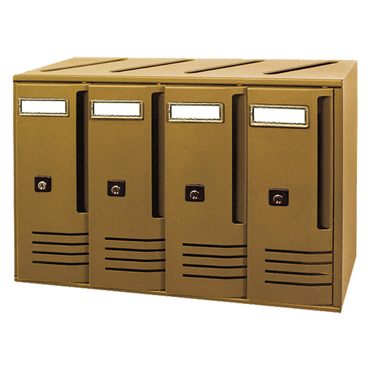 ALUBOX - Cassetta Postale Serie 'Cubo' C6 - Cm 62 X 17,5 X H 30 A