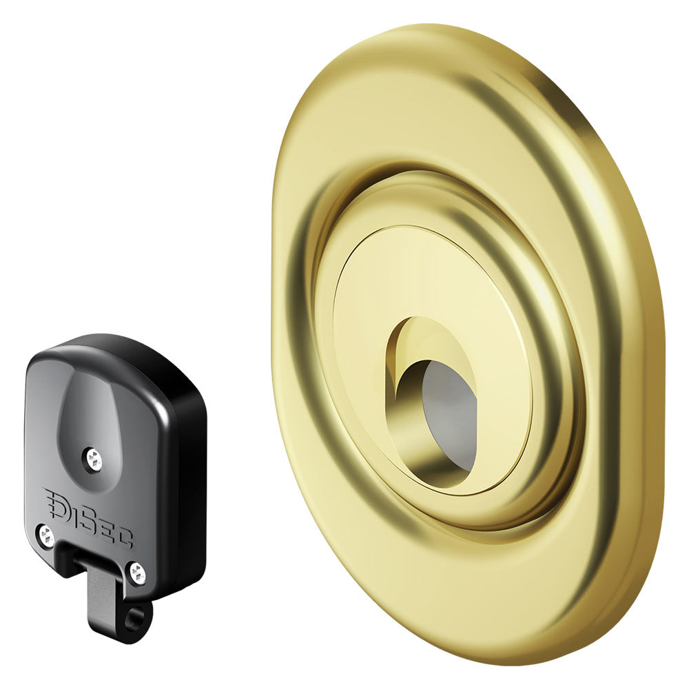 DISEC - Defender Magnetico Per Serrature 'Mag 3G 2M' Acciaio Crom