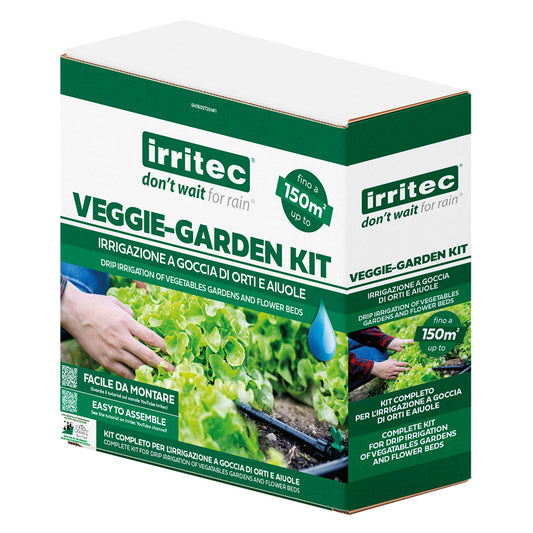 IRRITEC - Kit Irrigazione Per Orto 'Veggie-Garden' Copertura Fino A 150 M2 COD.6153480