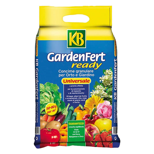 KB - Concime Granulare Universale 'Gardenfert Ready Blu 12-12-17' Kg. 5 COD.6202122