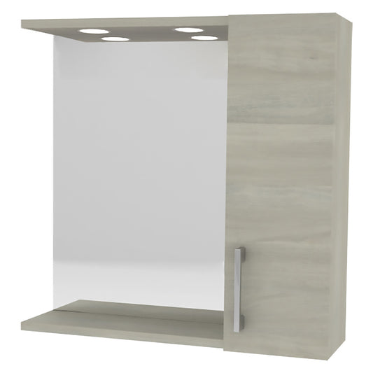 SAVINIDUE - Specchiera Da Bagno Pensile Singolo Cm 58 X 16 X H.57