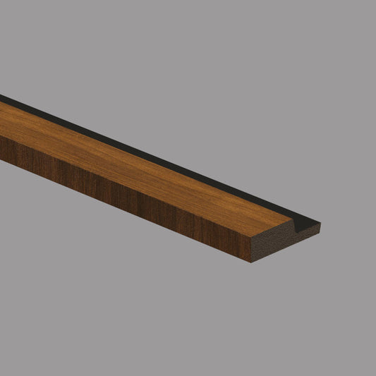 Profilo Chiusura in Polimeri 42x12x2800 mm Black and Wood Rovere Caldo - ARD