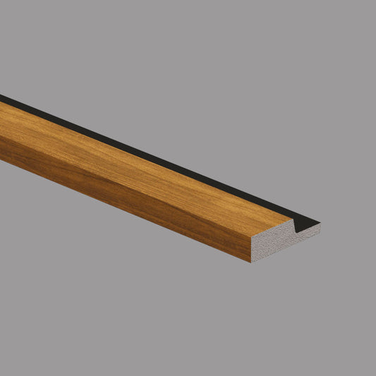 Profilo di Chiusura in Polimeri 42x12x2800 mm Black and Wood Frassino - ARD