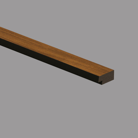 Profilo di Chiusura in Polimeri 27x12x2800 mm Black andWood Rovere Caldo - ARD